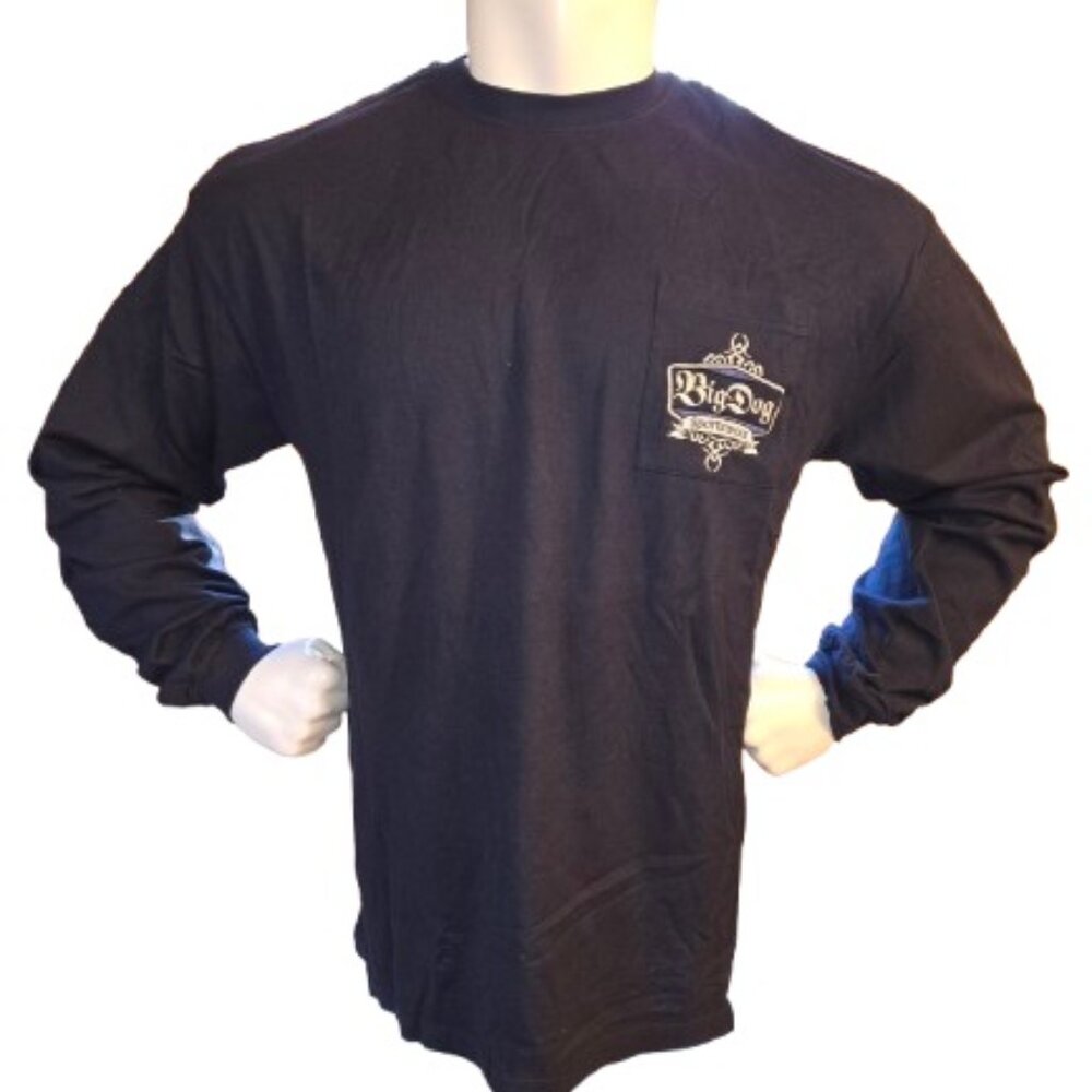 NWT Vintage Big Dog Long Sleeve XL Navy